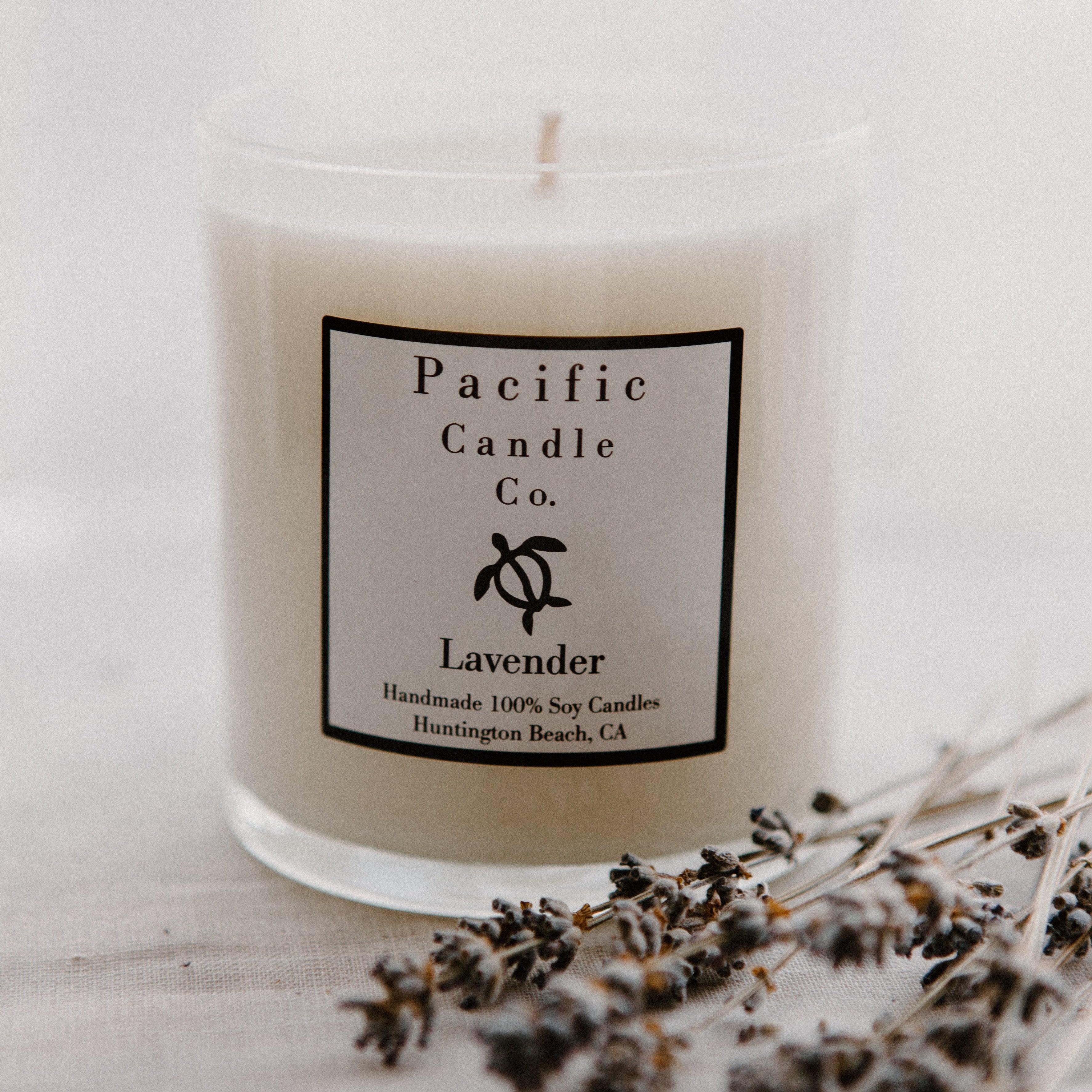 Handmade Candle Soy, Lavender Bergamot Essential Oil Soy Wax